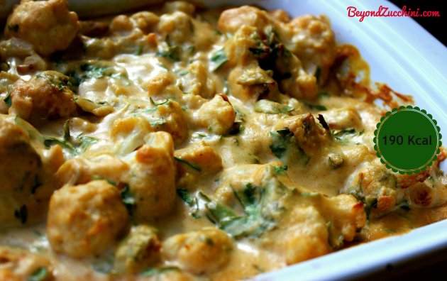 Califlower gratin kcal