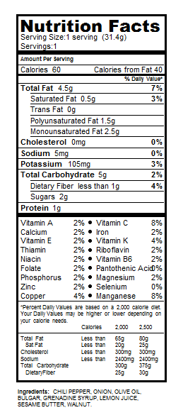 M7ammra- chilli spread NFL